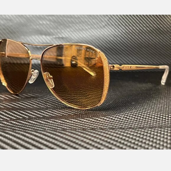 MICHAEL KORS Rose Gold Pilot 58 mm Women\'s Sunglasses main image 4